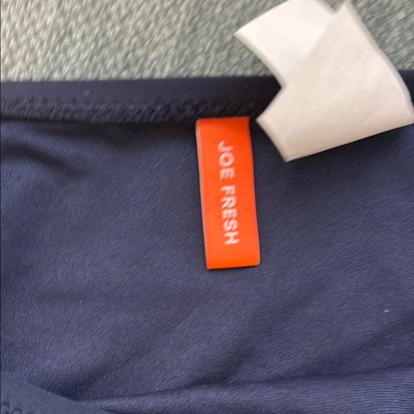 Navy Blue High-Waisted Bikini Bottom - Picture 4 of 7